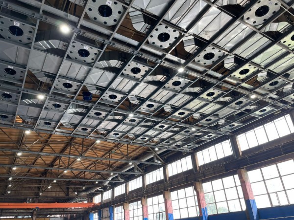 Зона открытой окраски крупногабаритных металлоконструкций