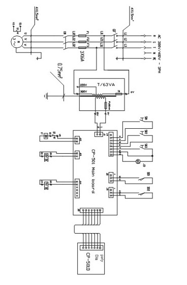 Электрическая схема AE&T F6105 