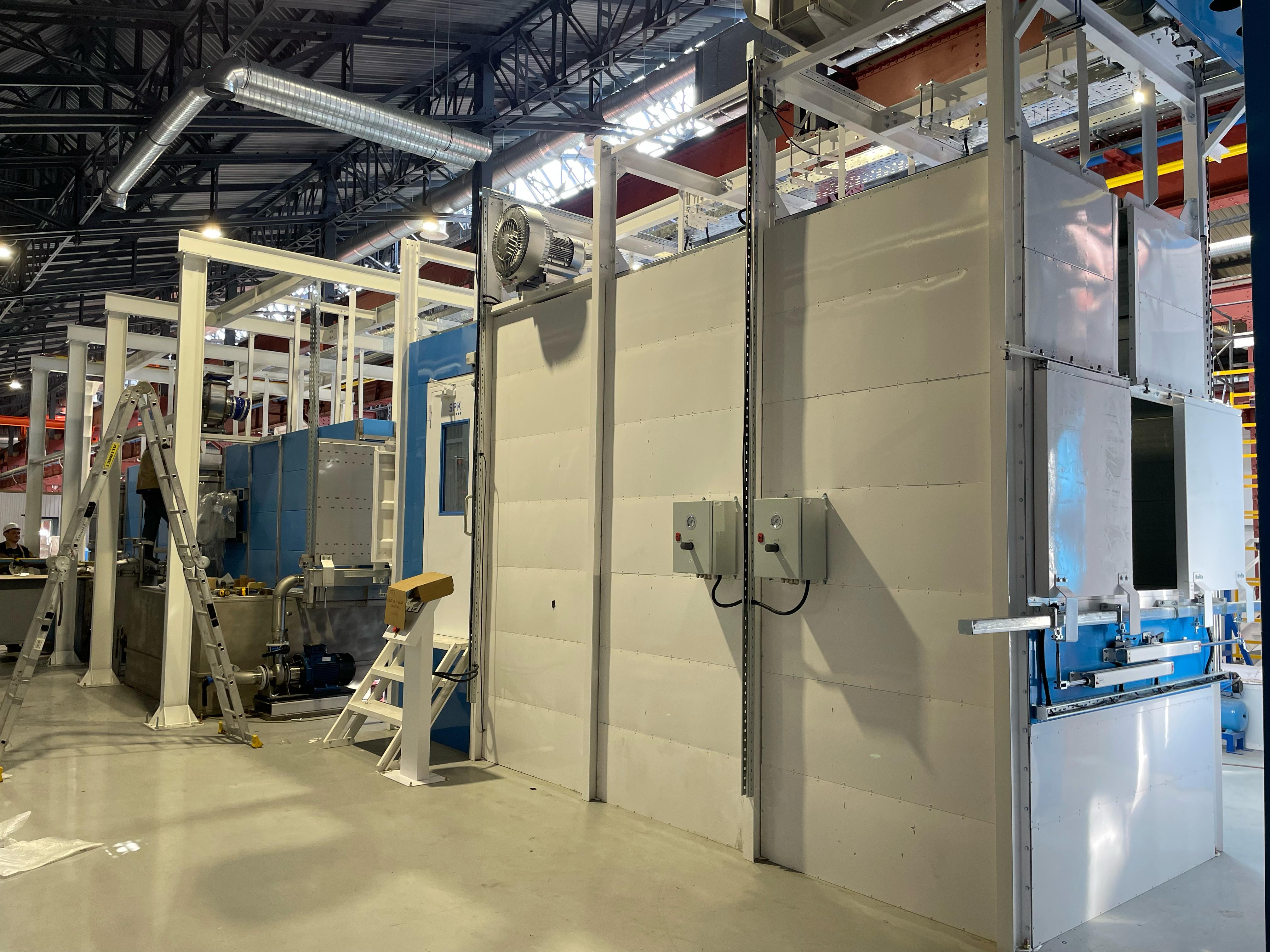 роботизированная окрасочная линия