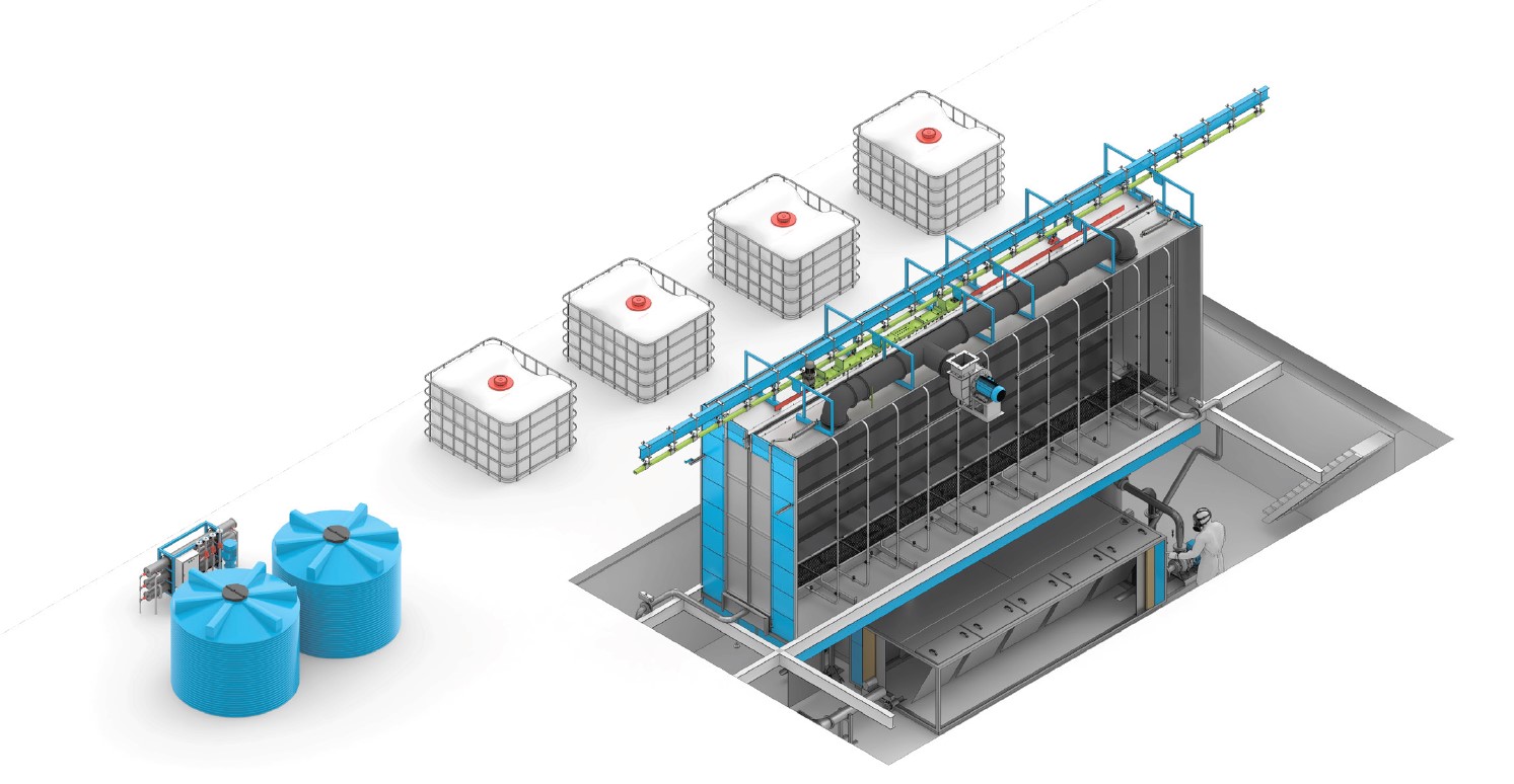 агрегат химической подготовки поверхности