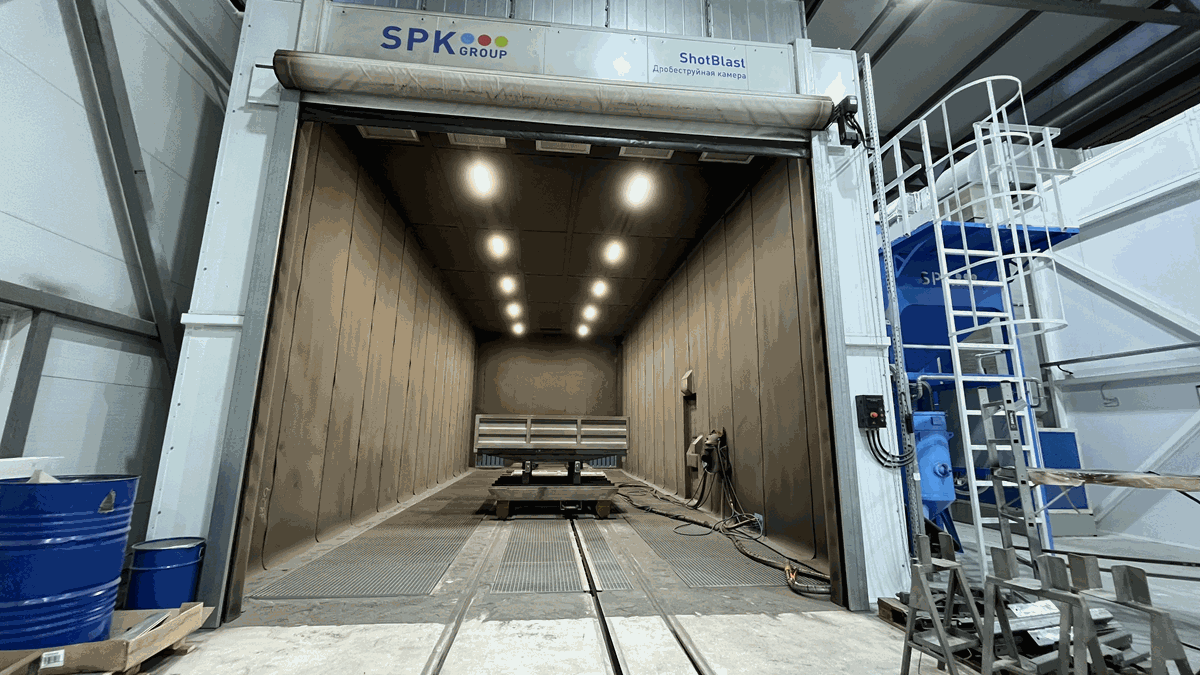 дробеструйная камера