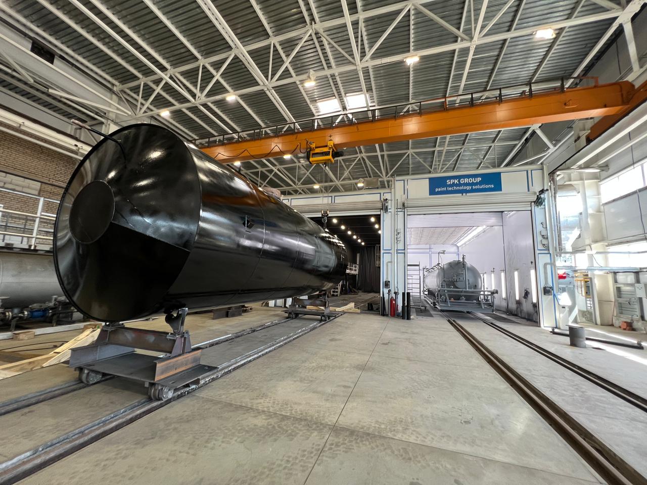 покрасочная камера для цистерн