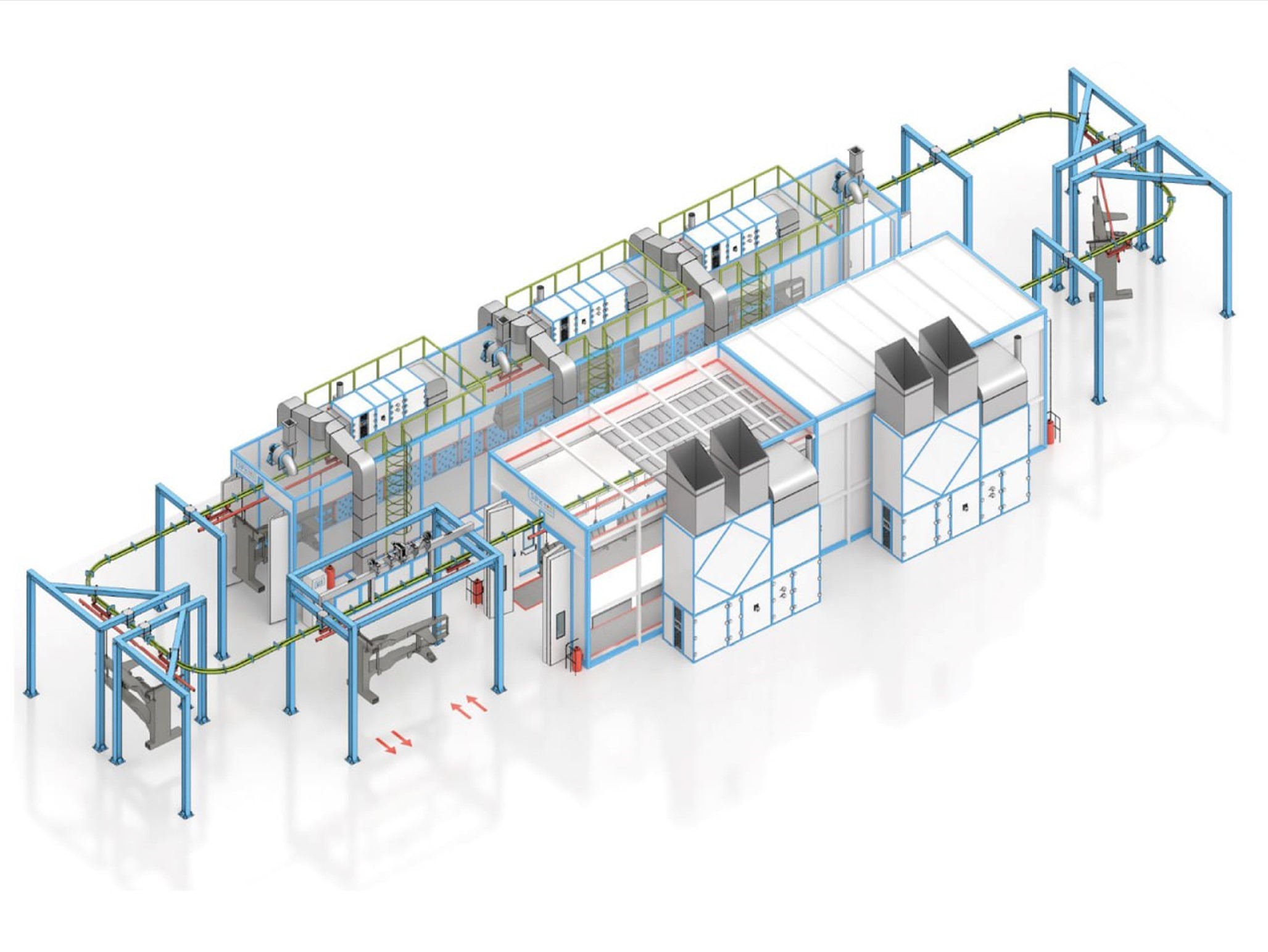 проекты окрасочных линий