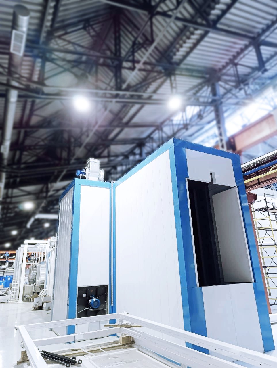 роботизированная покрасочная линия