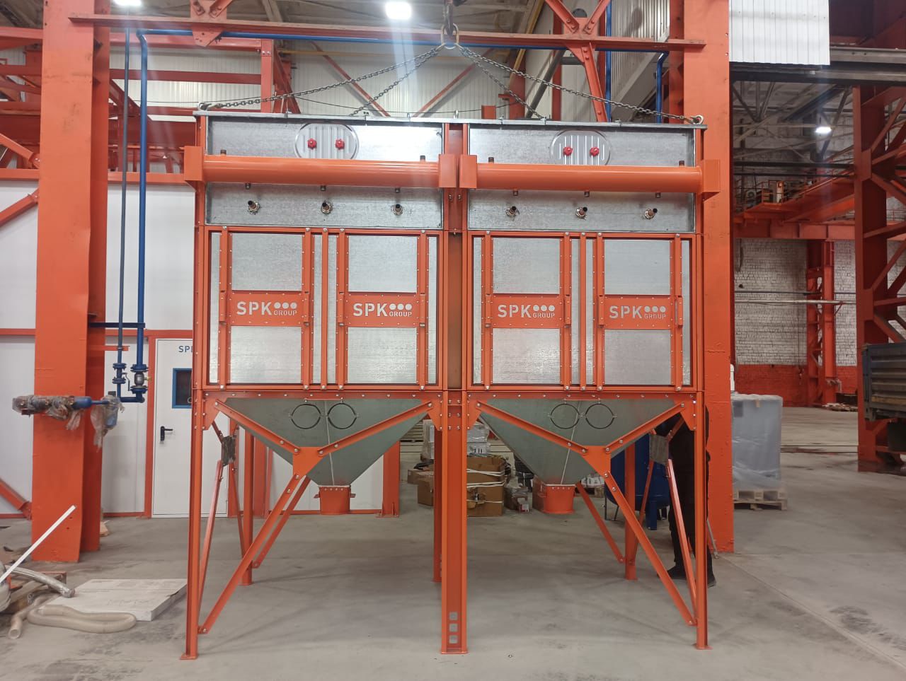 вентиляционная установка для дробеструйной камеры