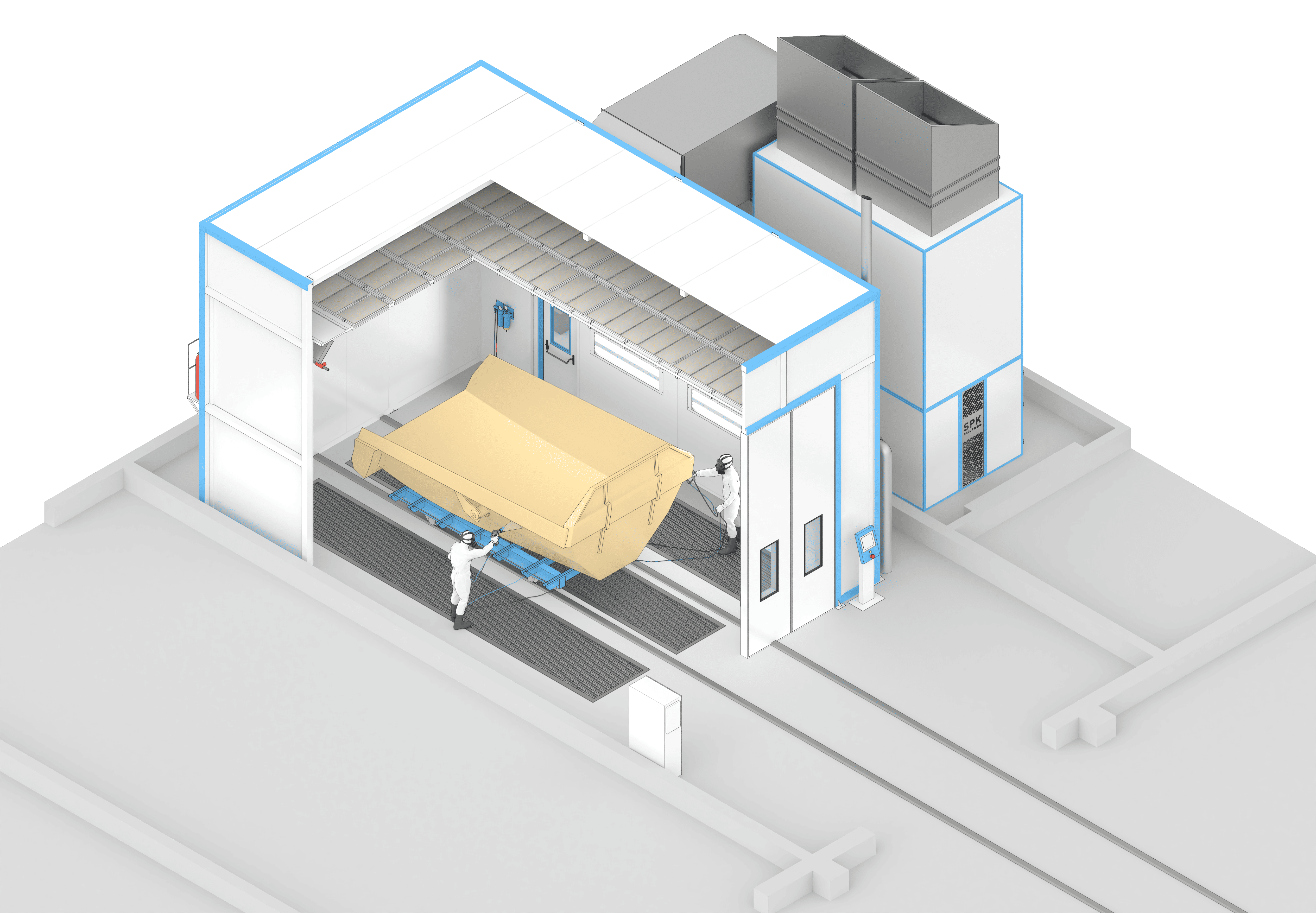 окрасочная камера для кузовов окрасочная камера для кузовов
