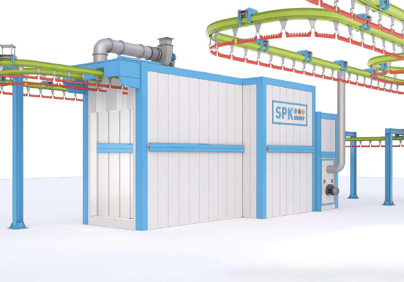 автоматический конвейер для окраски автоматический конвейер для окраски