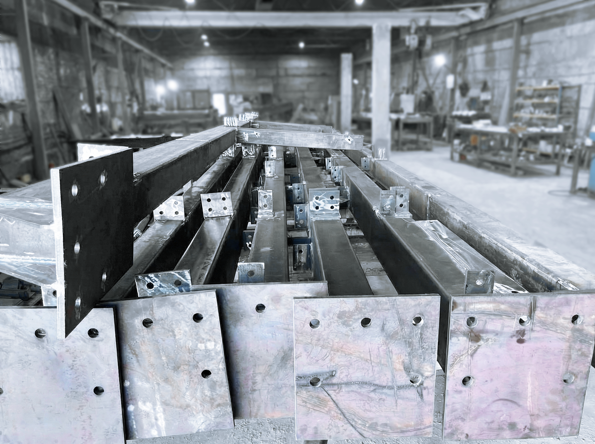 металлокаркас для окрасочно-сушильных камер