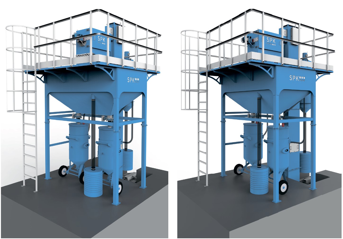 система рекуперации дроби спк