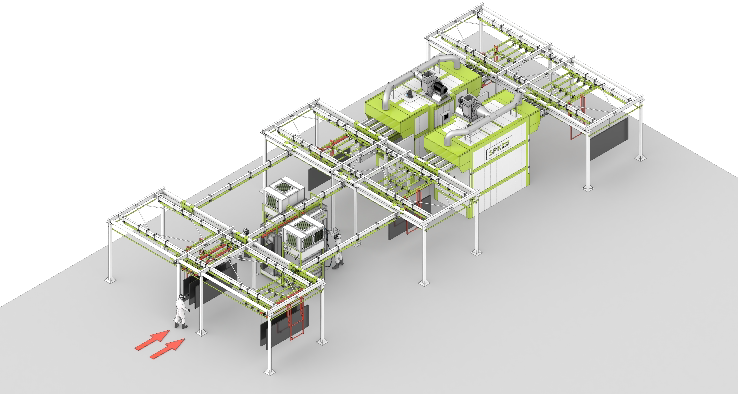 линии окраски порошковые