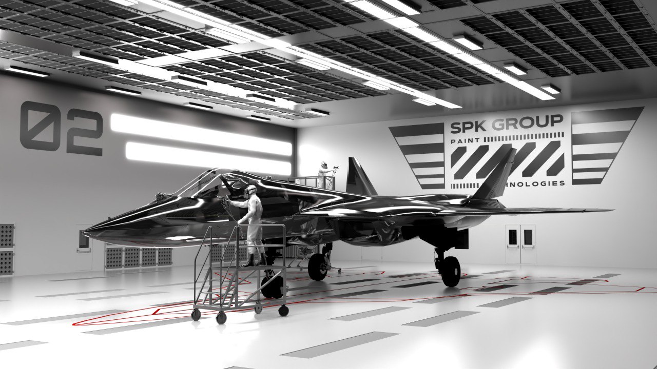 покраска самолетов