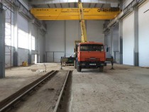 Строительство моечной камеры на Заводе по производству дизельных двигателей GEVO в Казахстане (Астана)