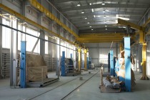 Расстановка технологической линии на Заводе по производству дизельных двигателей GEVO в Астане