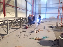 Специалисты SPK GROUP начали возведение покрасочно-сушильной камеры для воздушных судов в г. Астана (Казахстан)