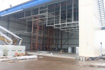 Продолжается строительство покрасочно-сушильной камеры для авиатехники в Астане (Казахстан)