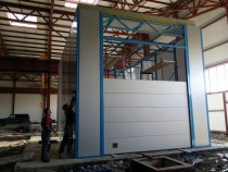 Завершаются работы по строительству покрасочно-сушильной камеры для с/х техники в г. Кокшетау в Казахстане