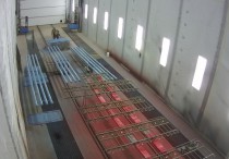 Сегодня в камере покраски SPK, расположенной в Цехе реконструкции Свердловской железной дороги проводят покраску металлоконструкций, что можно наблюдать в online режиме.