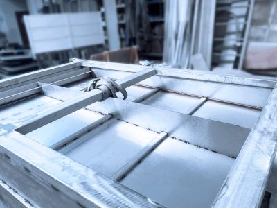 В производстве на заводе SPK GROUP ванны для агрегата химической подготовки поверхностей