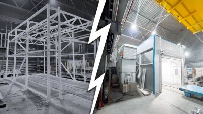 4-я очередь окрасочных камер на "Сиб-Дамель"