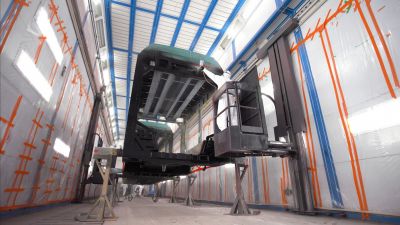 Окрасочные линии для трамваев