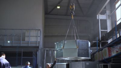 Сборка воздушных сопел для зон открытой окраски