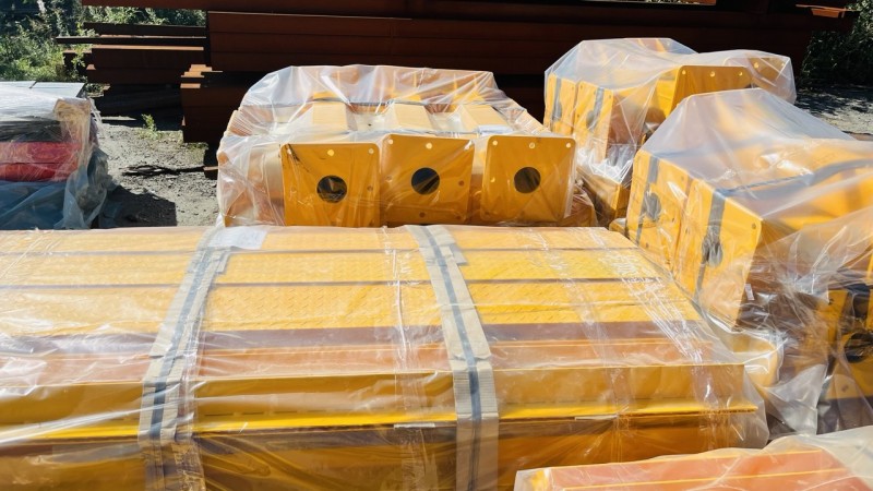 В производстве на заводе SPK GROUP детали для конвейера