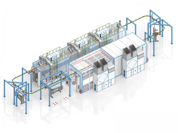 Покрасочные линии для тракторов