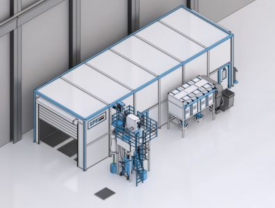 Проходная дробеструйная камера SPK-15.5.5