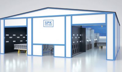 Комплекс подготовки и покраски для судостроения в уличном исполнении