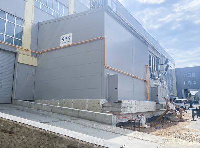 Уличная двухсекционная окрасочно-сушильная камера SPK GROUP, г. Н. Новгород