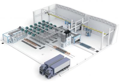 Комплекс подготовки и окраски поверхности для грузовых автомобилей SPK
