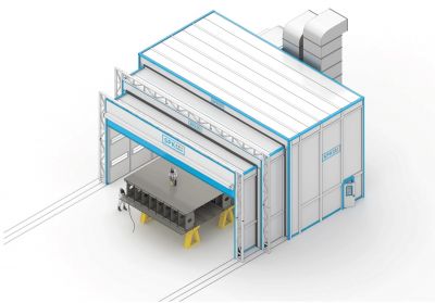 Окрасочно-сушильная камера телескопического типа SPK-SCB(Fx)-19.12.8