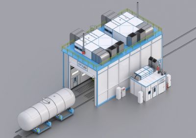 Окрасочно-сушильная камера для цистерн SРК-SCB-15.6.6