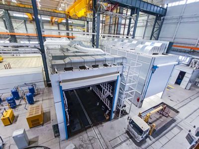 Комплекс из дробеструйной и окрасочно-сушильной камер SPK, г. Магнитогорск