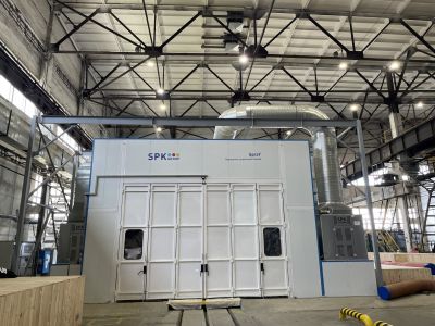 Окрасочно-сушильная камера для трубопроводов SPK-16.8.5, г. Челябинск