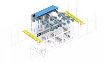 Зона открытой окраски для металлоконструкций SPK