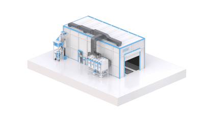 Проходная дробеструйная камера SPK-13.6.5