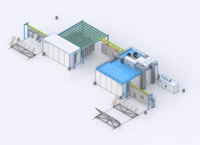 Вертикальная линия отделки SPK c конвейером