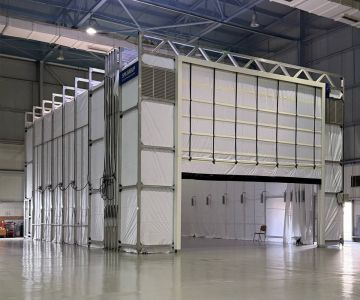 Складная окрасочная камера SPK-SCB(Fd)-22.10.7, г. Шарджа (ОАЭ)