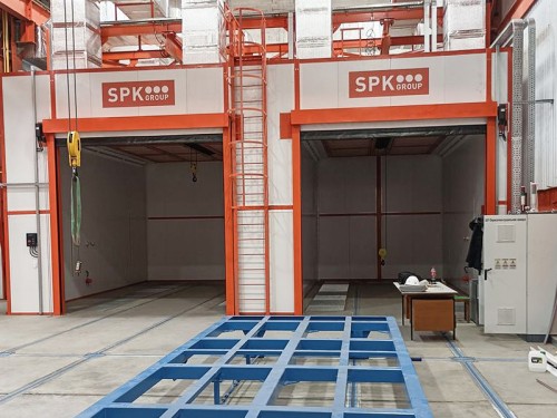 Окрасочно-сушильный комплекс SPK GROUP. г. Челябинск