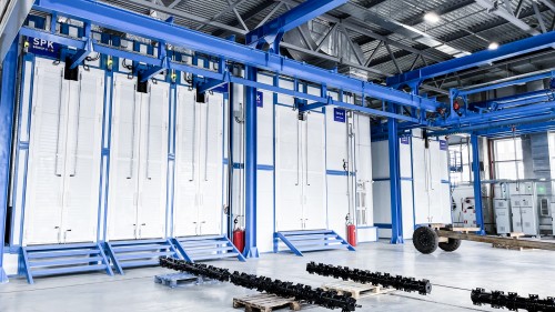 Комплекс подготовки, покраски и сушки SPK с подвесным конвейером, г. Барнаул