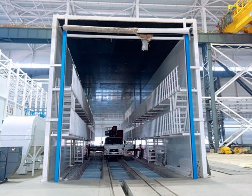 Комплекс из дробеструйной и окрасочно-сушильной камер SPK, г. Магнитогорск