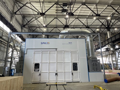 Окрасочно-сушильная камера для трубопроводов SPK-16.8.5, г. Челябинск