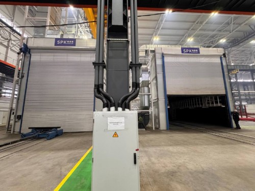 Комплекс из дробеструйной и окрасочно-сушильной камер SPK, г. Магнитогорск