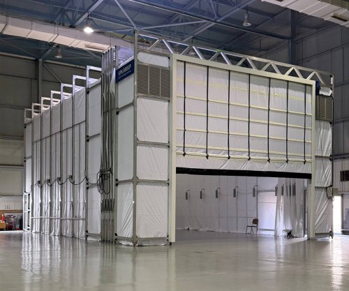 Складная окрасочная камера SPK-SCB(Fd)-22.10.7, г. Шарджа (ОАЭ)